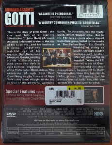GOTTI - ARMAND ASSANTE - SNAPCASE DVD SIFIR 1. BÖLGE TR ALTYAZI YOKTUR
