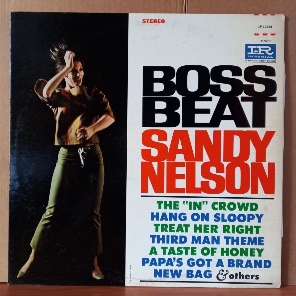 SANDY NELSON – BOSS BEAT (1965) - LP 2.EL PLAK