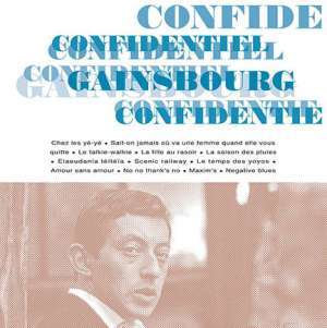 SERGE GAINSBOURG - CONFIDENTIEL (1963) - LP SIFIR