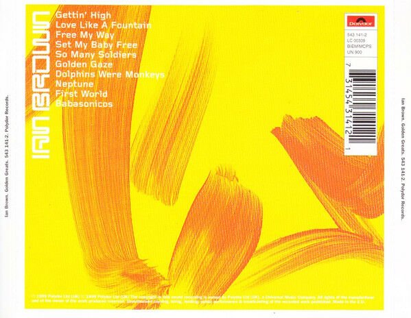 IAN BROWN – GOLDEN GREATS (1999) - CD AMBALAJINDA SIFIR