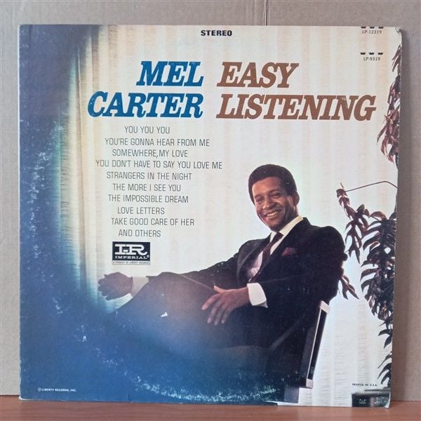 MEL CARTER – EASY LISTENING (1966) - LP 2.EL PLAK