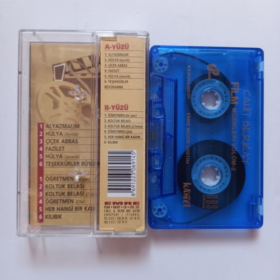CAHİT BERKAY - FİLM MÜZİKLERİ VOLÜM 2 (1999) - KASET 2.EL