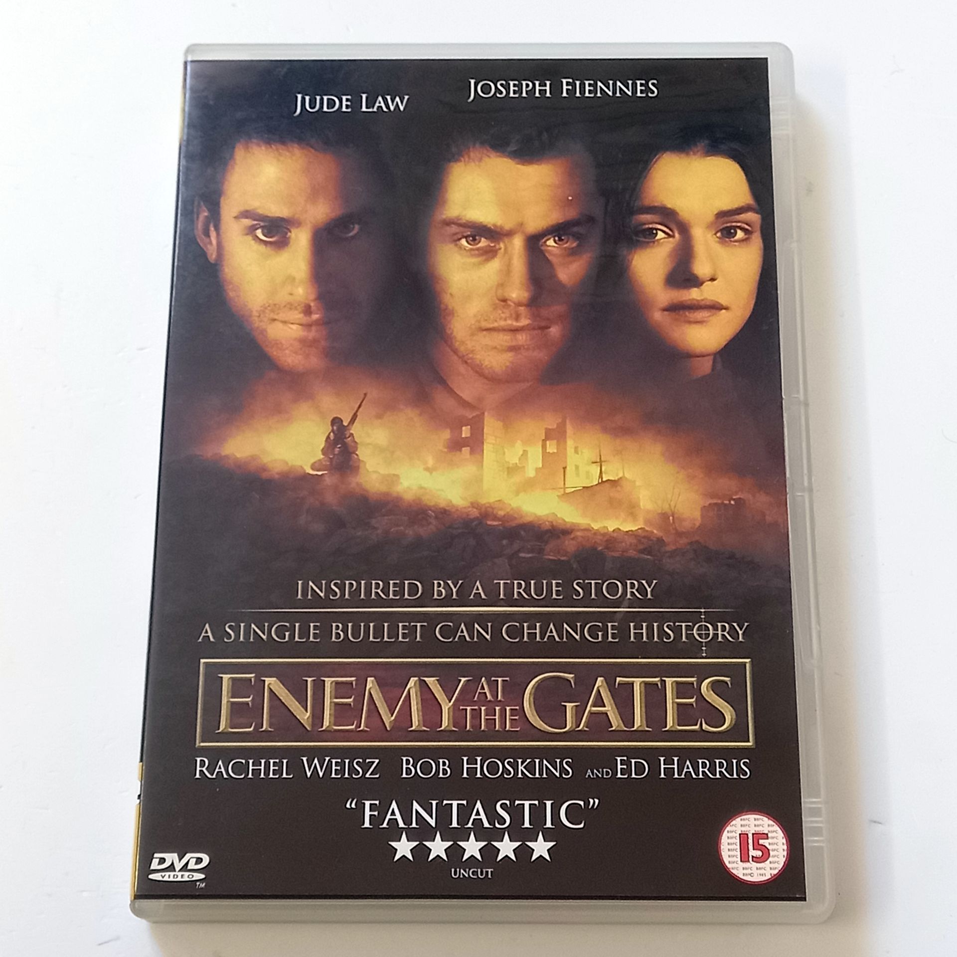 ENEMY AT THE GATES - JUDE LAW, JOSEPH FIENNES - DVD 2.EL TR ALTYAZI YOKTUR