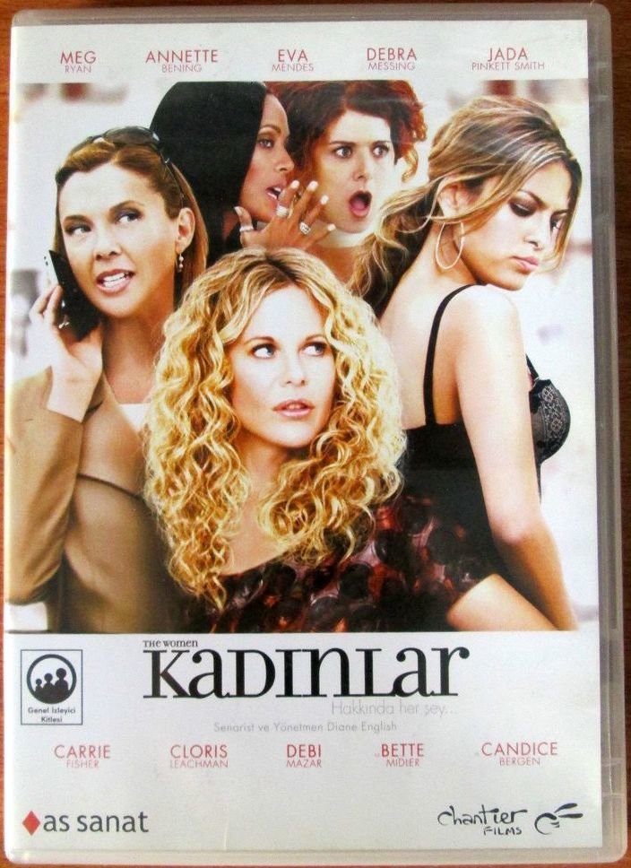 KADINLAR - WOMEN - MEG RYAN - ANNETTE BENING - EVA MENDES - BETTE MIDLER - DEBRA MESSING - CARRIE FISHER - DVD 2.EL