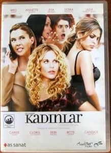 KADINLAR - WOMEN - MEG RYAN - ANNETTE BENING - EVA MENDES - BETTE MIDLER - DEBRA MESSING - CARRIE FISHER - DVD 2.EL