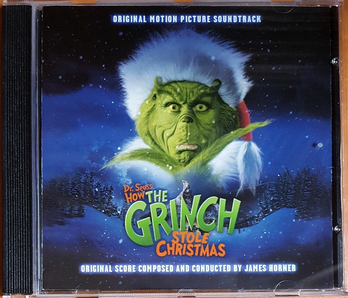 DR. SEUSS' HOW THE GRINCH STOLE CHRISTMAS SOUNDTRACK / JAMES HORNER, BUSTA RHYMES, SMASH MOUTH, FAITH HILL, JIM CARREY (2000) INTERSCOPE RECORDS CD 2.EL