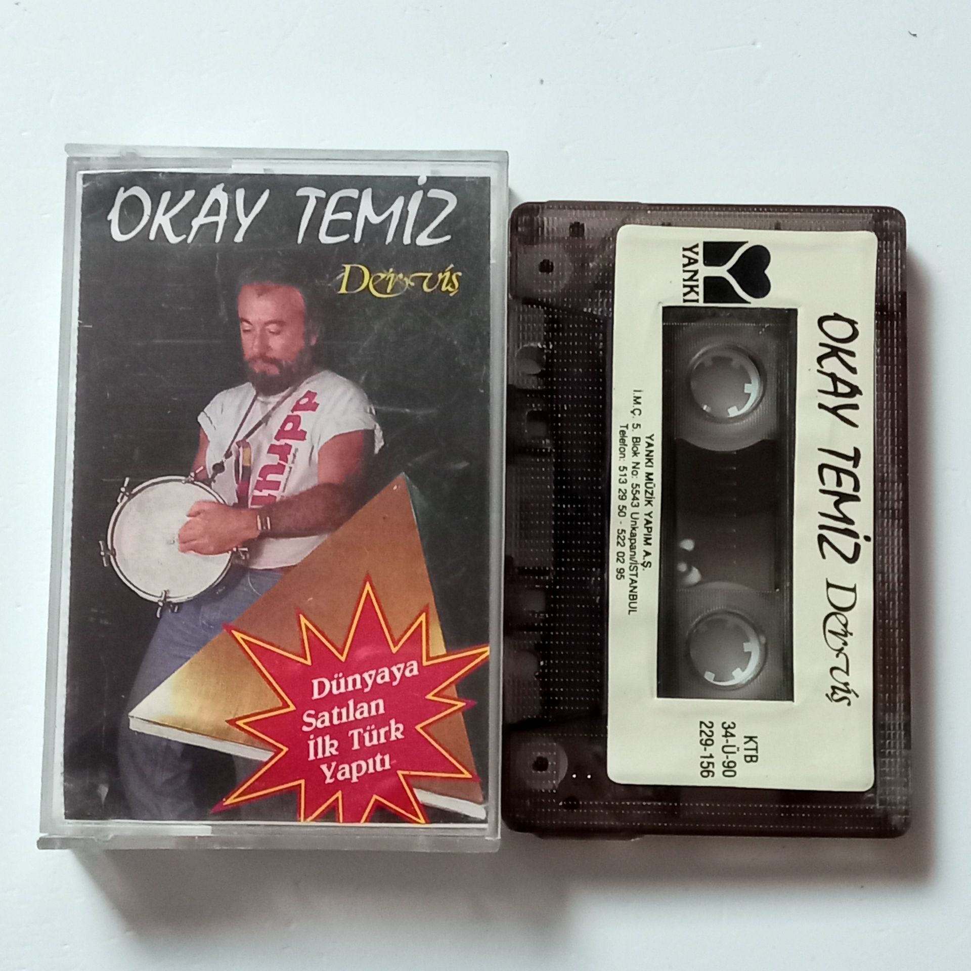 OKAY TEMİZ - DERVİŞ  (1990) - KASET 2.EL