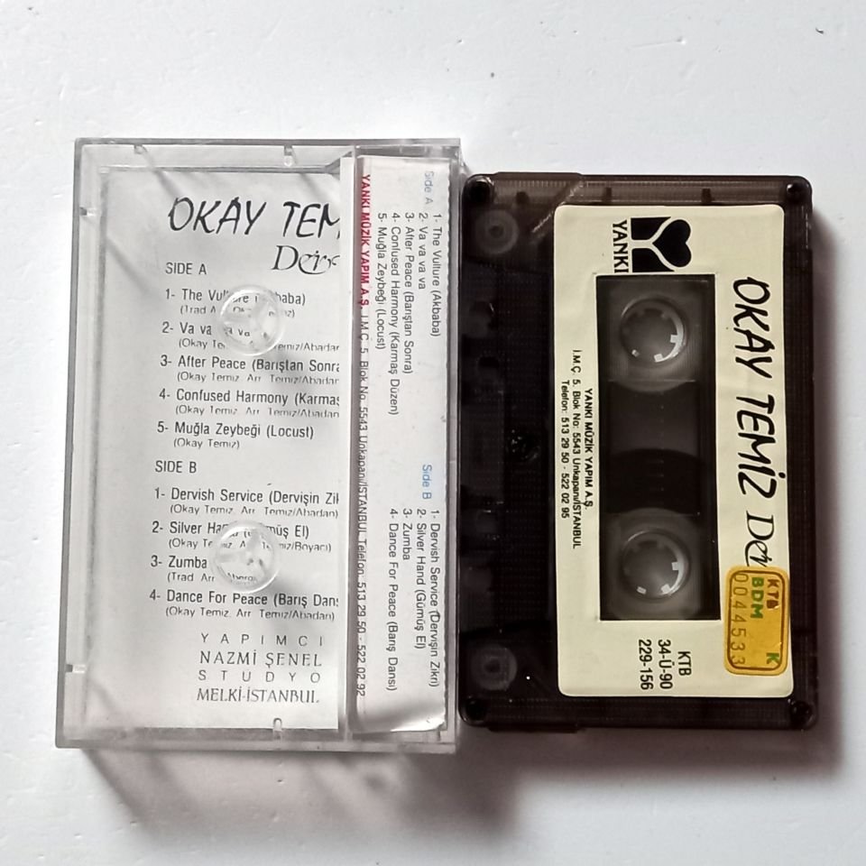 OKAY TEMİZ - DERVİŞ  (1990) - KASET 2.EL
