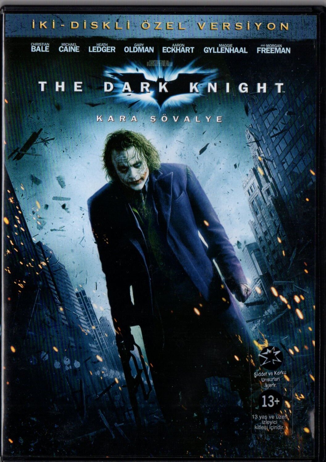THE DARK KNIGHT - BATMAN KARA ŞÖVALYE - CHRISTOPHER NOLAN - 2xDVD ÖZEL VERSİYON 2.EL