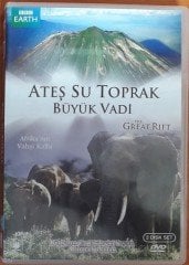 ATEŞ SU TOPRAK BÜYÜK VADİ - THE GREAT RIFT - BBC EARTH - BELGESEL - 2DVD 2.EL