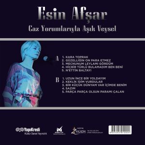 ESİN AFŞAR - CAZ YORUMLARIYLA AŞIK VEYSEL (1997) - LP 2023 BASIM SIFIR PLAK