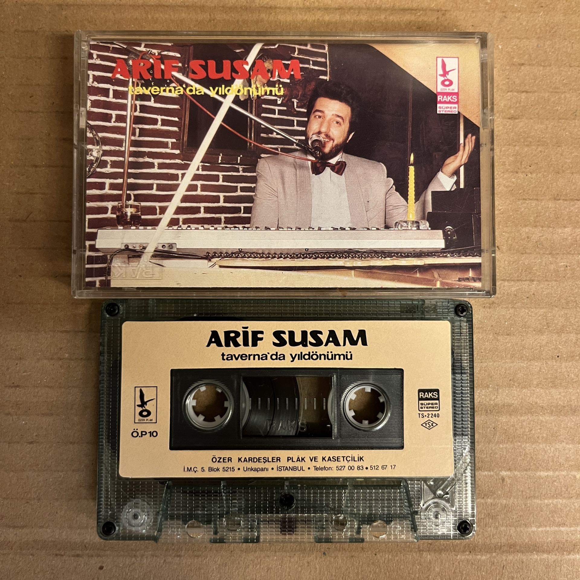 ARİF SUSAM - TAVERNA'DA YILDÖNÜMÜ (1986) - KASET 2.EL