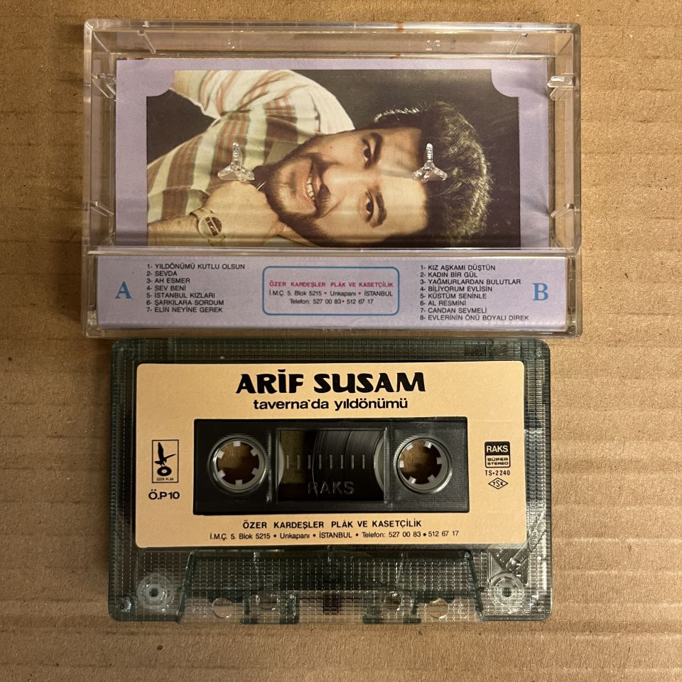 ARİF SUSAM - TAVERNA'DA YILDÖNÜMÜ (1986) - KASET 2.EL