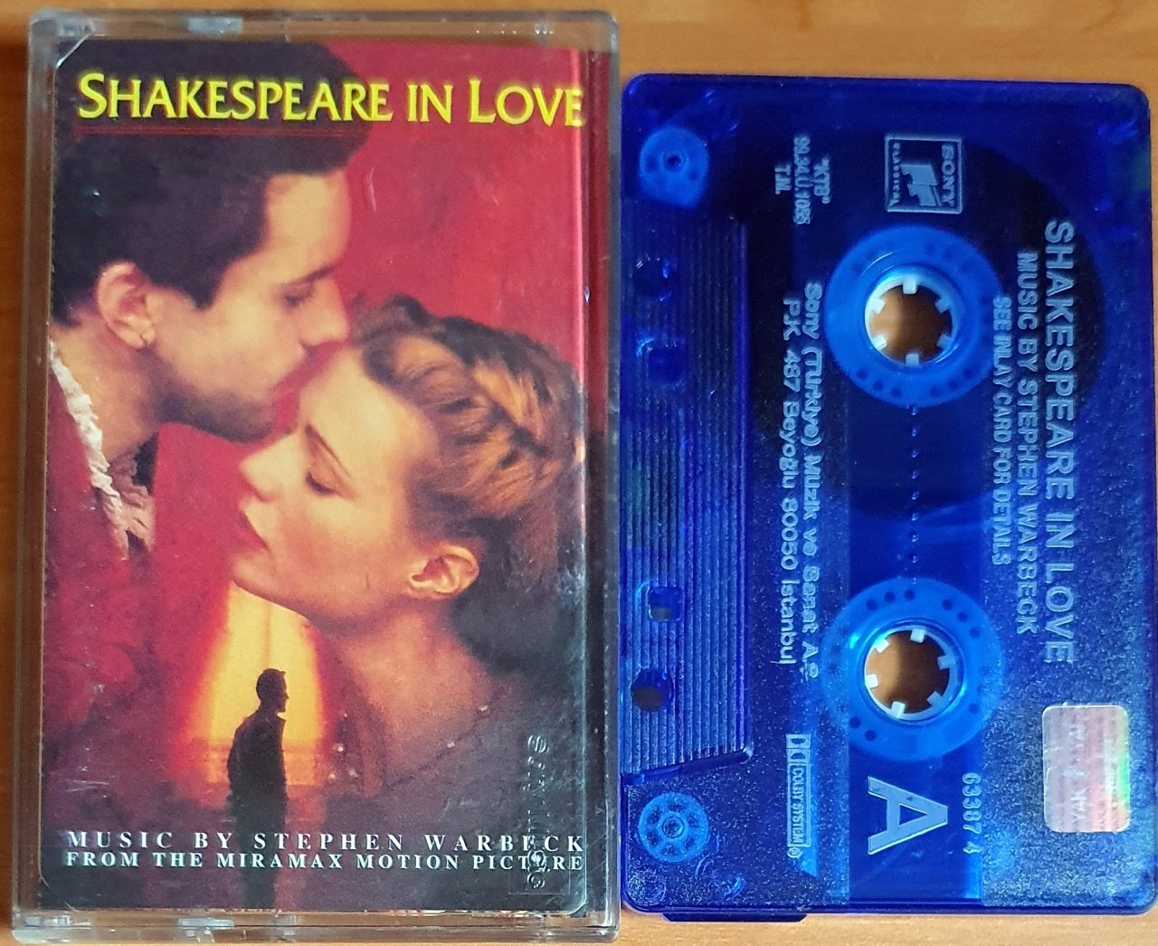 SHAKESPEARE IN LOVE SOUNDTRACK (1999) - KASET 2.EL