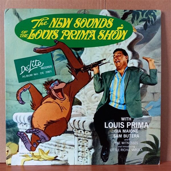 THE NEW SOUNDS OF THE LOUIS PRIMA SHOW / LOUIS PRIMA, SAM BUTERA AND THE WITNESSES, GIA MAIONE, LITTLE RICHIE VAROLA (1968) - LP 2.EL PLAK