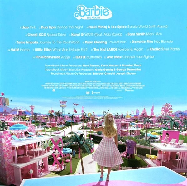 BARBIE THE ALBUM - SOUNDTRACK / DUA LIPA CHARLI XCX BILLIE EILISH TAME IMPALA AVA MAX  (2023) - LP PINK COLOURED PEMBE RENKLİ SIFIR PLAK