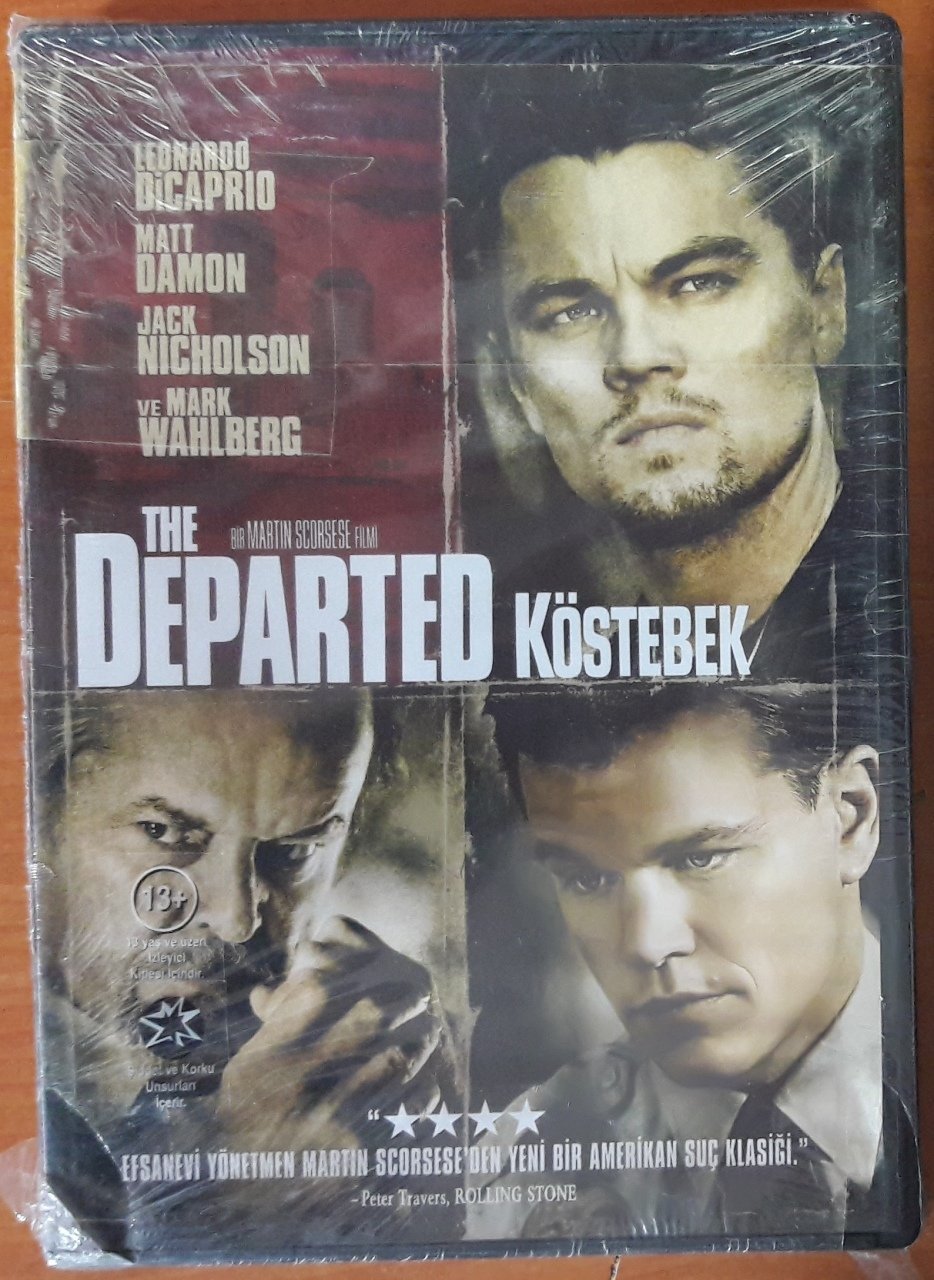 The DEPARTED - KÖSTEBEK - LEONARDO DiCAPRIO - MATT DAMON - JACK NICHOLSON - MARK WAHLBERG - MARTIN SCORSESE - DVD SIFIR