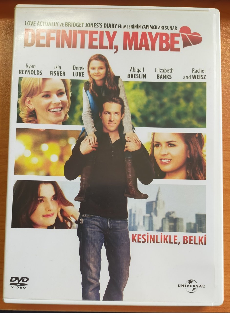 DEFINITELY, MAYBE - KESİNLİKLE, BELKİ - RYAN REYNOLDS - RACHEL WEISZ - DVD 2.EL