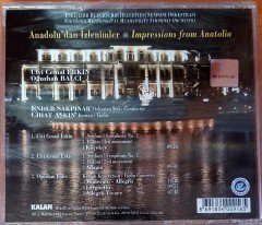 ULVİ CEMAL ERKİN, OĞUZHAN BALCI, ENDER SAKPINAR CİHAT AŞKIN - ANADOLU'DAN İZLENİMLER (2010) - CD KALAN MÜZİK SIFIR
