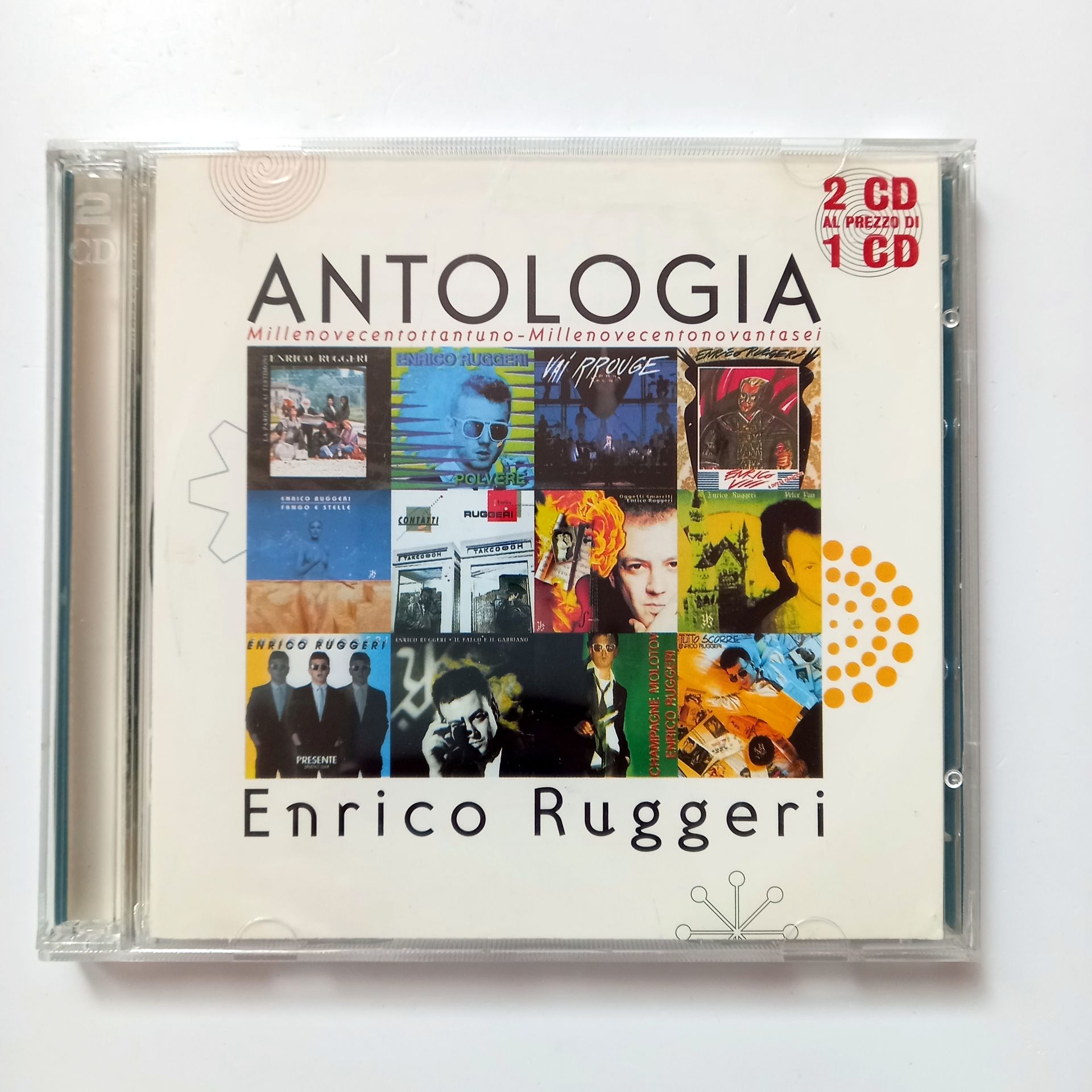 ENRICO RUGGERI – ANTOLOGIA / MILLENOVECENTOTTANTUNO - MILLENOVECENTONOVANTASEI (1997) - 2CD 2.EL