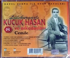 LÜLEBURGAZLI KÜÇÜK HASAN VE ARKADAŞLARI - CEMİLE / DAVUL ZURNA İLE OYUN HAVALARI - CD OZAN SIFIR