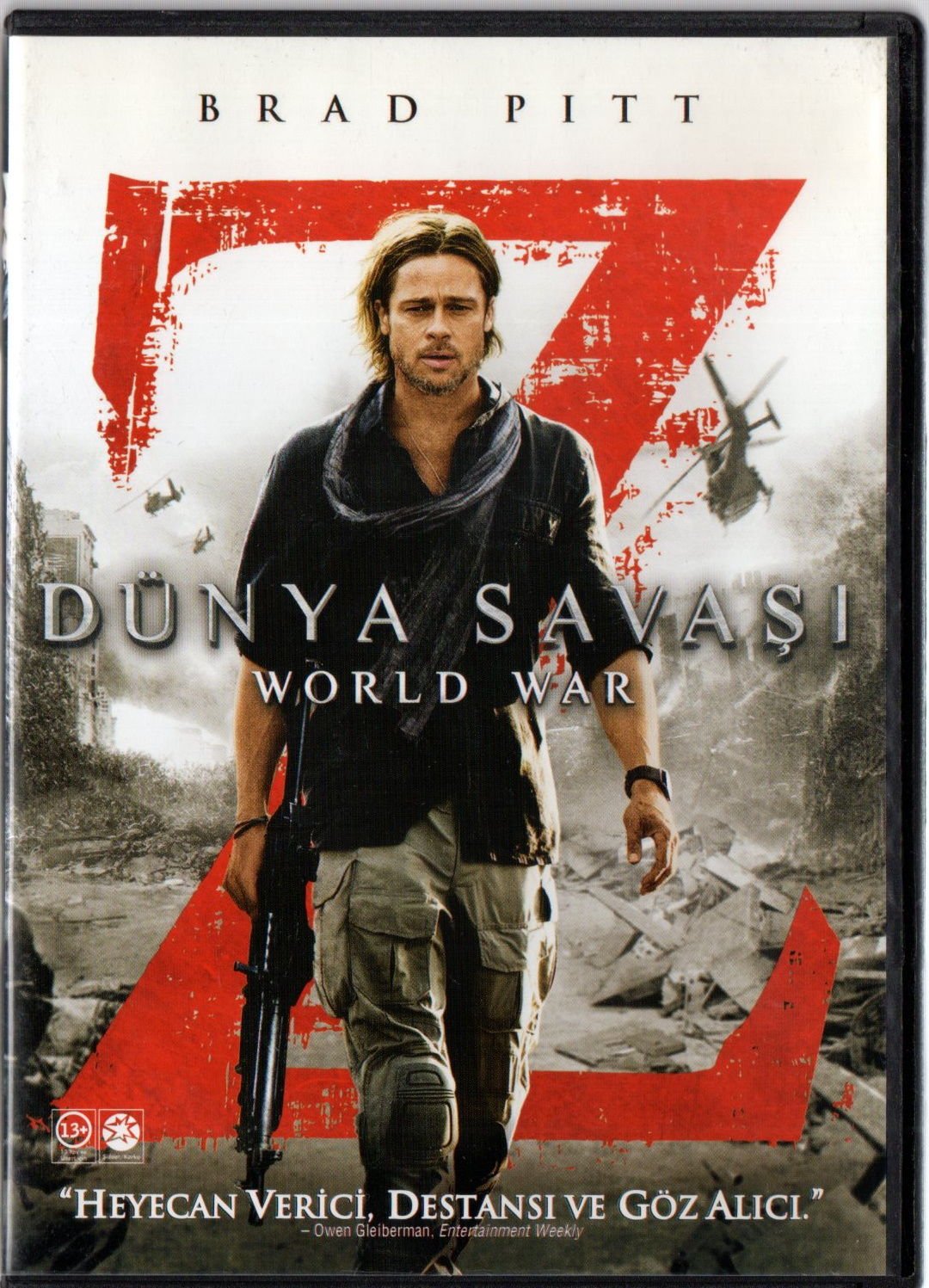 WORLD WAR Z - DÜNYA SAVAŞI Z - BRAD PITT - DVD 2.EL