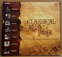 CLASSICAL MUSIC OF INDIA - VARIOUS ARTISTS RAVI SHANKAR ZAKIR HUSSAIN ALI AKBAR KHAN - 4CD 29cmX27cm ÖZEL KUTU 2.EL