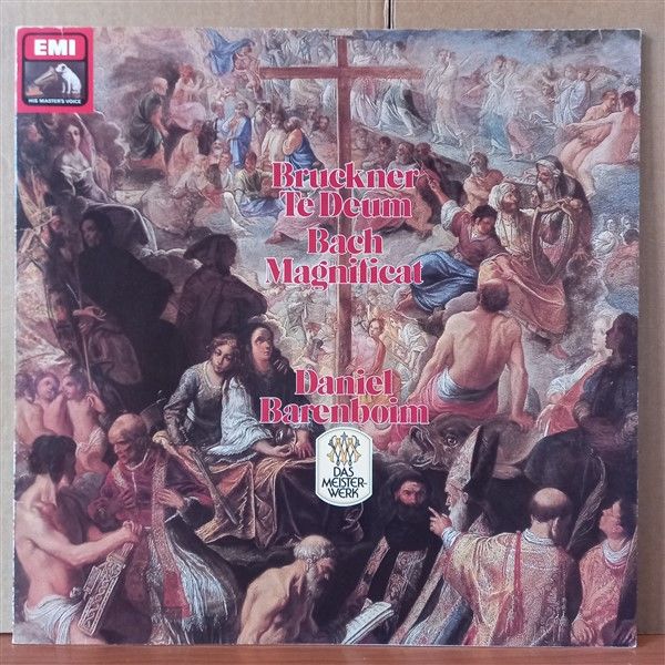 BRUCKNER / BACH, DANIEL BARENBOIM – TE DEUM / MAGNIFICAT - LP 2.EL PLAK