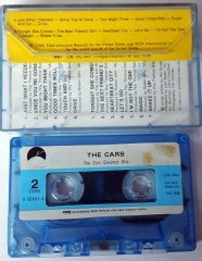 CARS - GREATEST HITS (1986) MMY CASSETTE MADE IN TURKEY ''USED''