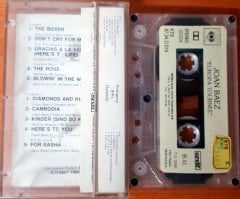 JOAN BAEZ - EUROPA TOURNEE (1987) TOPKAPI CASSETTE MADE IN TURKEY ''USED'' PAPER LABEL