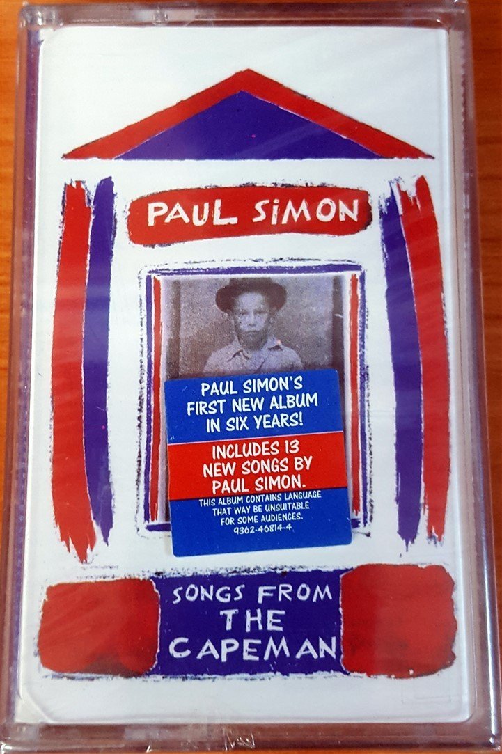 PAUL SIMON - SONGS FROM THE CAPEMAN CASSETTE MADE IN TURKEY ''NEW''