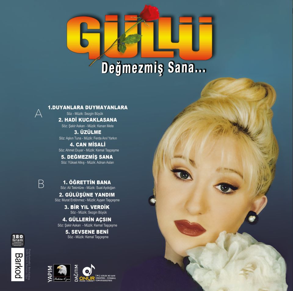 GÜLLÜ - DEĞMEZMİŞ SANA (1996) - LP 2024 BASIM SIFIR PLAK