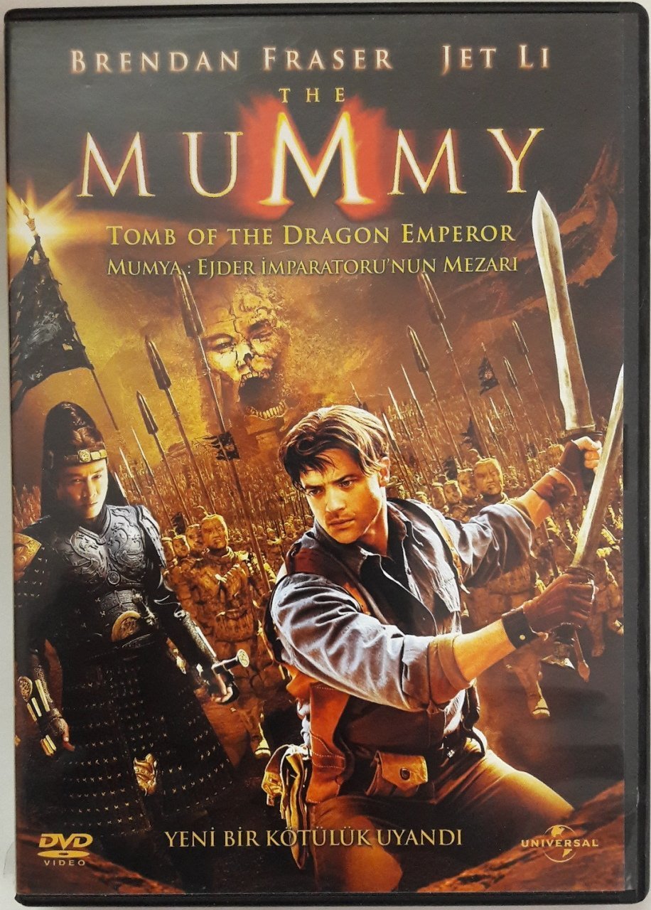 THE MUMMY TOMB OF THE DRAGON EMPEROR - MUMYA EJDER İMPARATORU'NUN MEZARI - BRENDAN FRASER - JET LI - DVD 2.EL