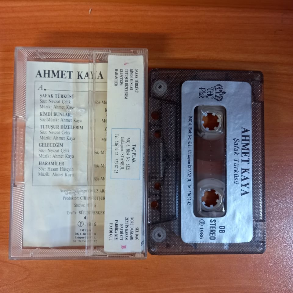 AHMET KAYA - ŞAFAK TÜRKÜSÜ (1986) - KASET 2.EL