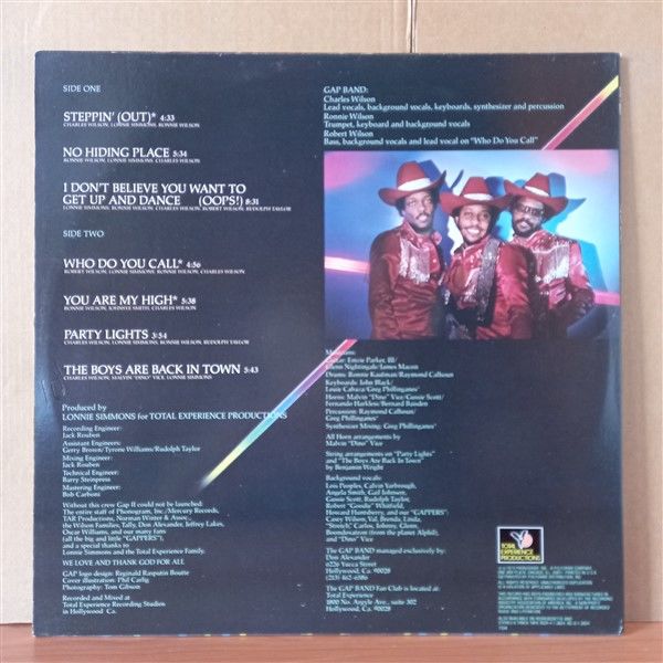 THE GAP BAND – THE GAP BAND II (1979) - LP 2.EL PLAK