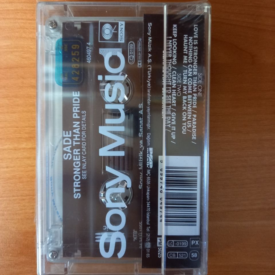 SADE - STRONGER THAN PRIDE (1994) - KASET SIFIR