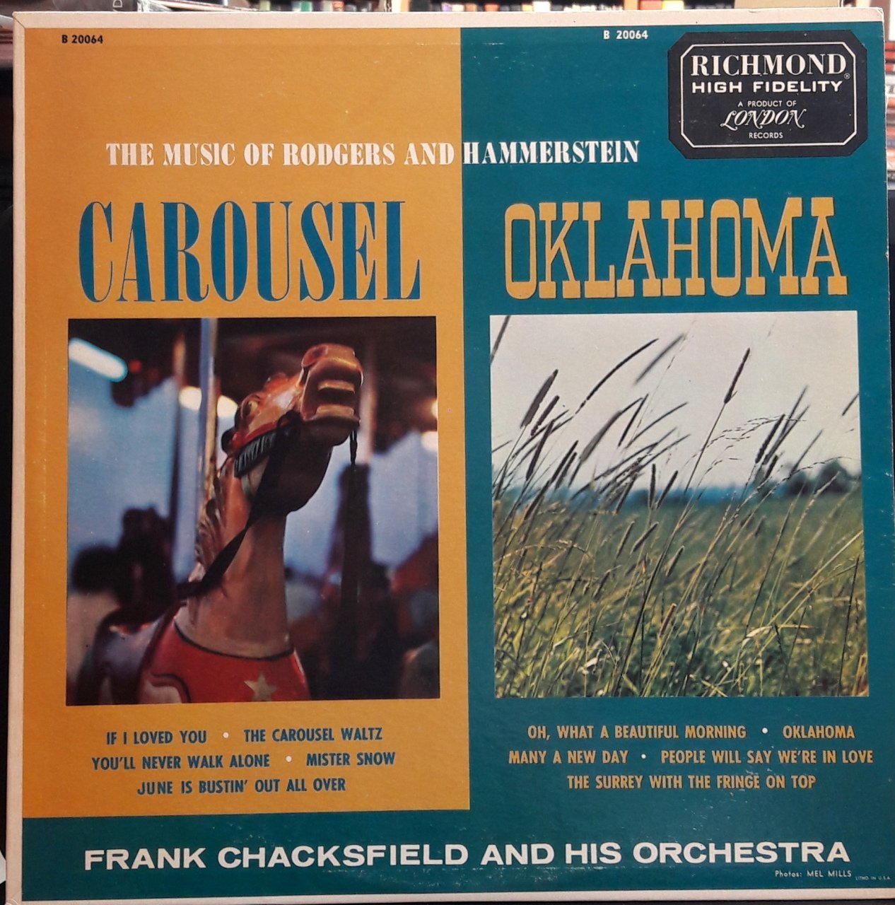FRANK CHACKSFIELD - CAROUSEL / OKLAHOMA - THE MUSIC OF RODGERS AND HAMMERSTEIN - PLAK 2.EL