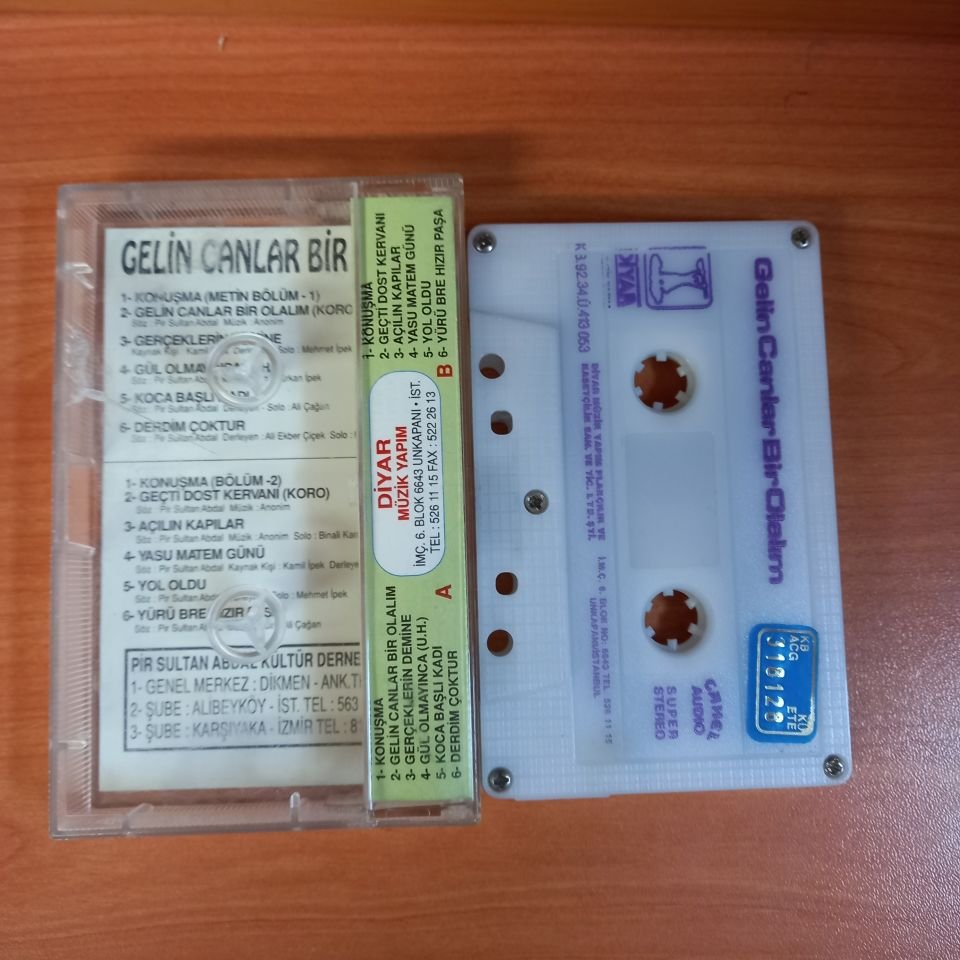 GELİN CANLAR BİR OLALIM / PİR SULTAN ABDAL - HALKTAN ÖTE NE OLAKİ YARADANDAN ÖZGE (1992) - KASET 2.EL