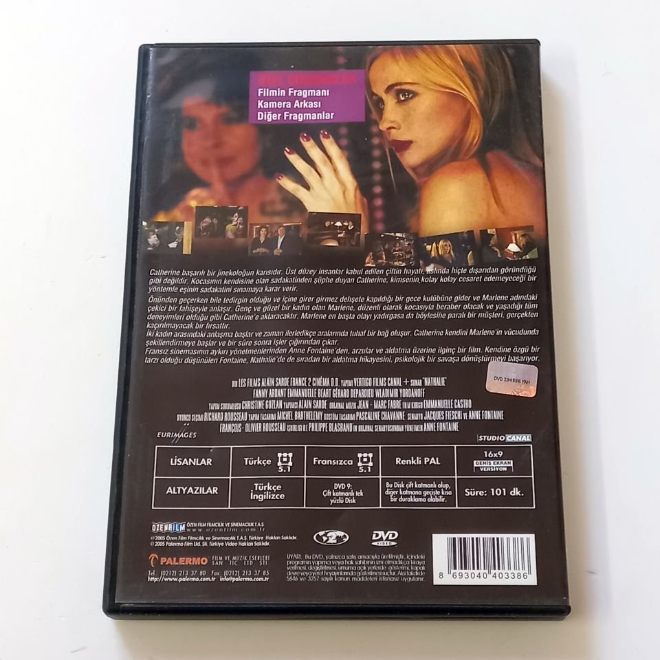 NATHALIE - FANNY ARDANT, EMMANUELLE BEART, GERARD DEPARDIEU - DVD 2.EL