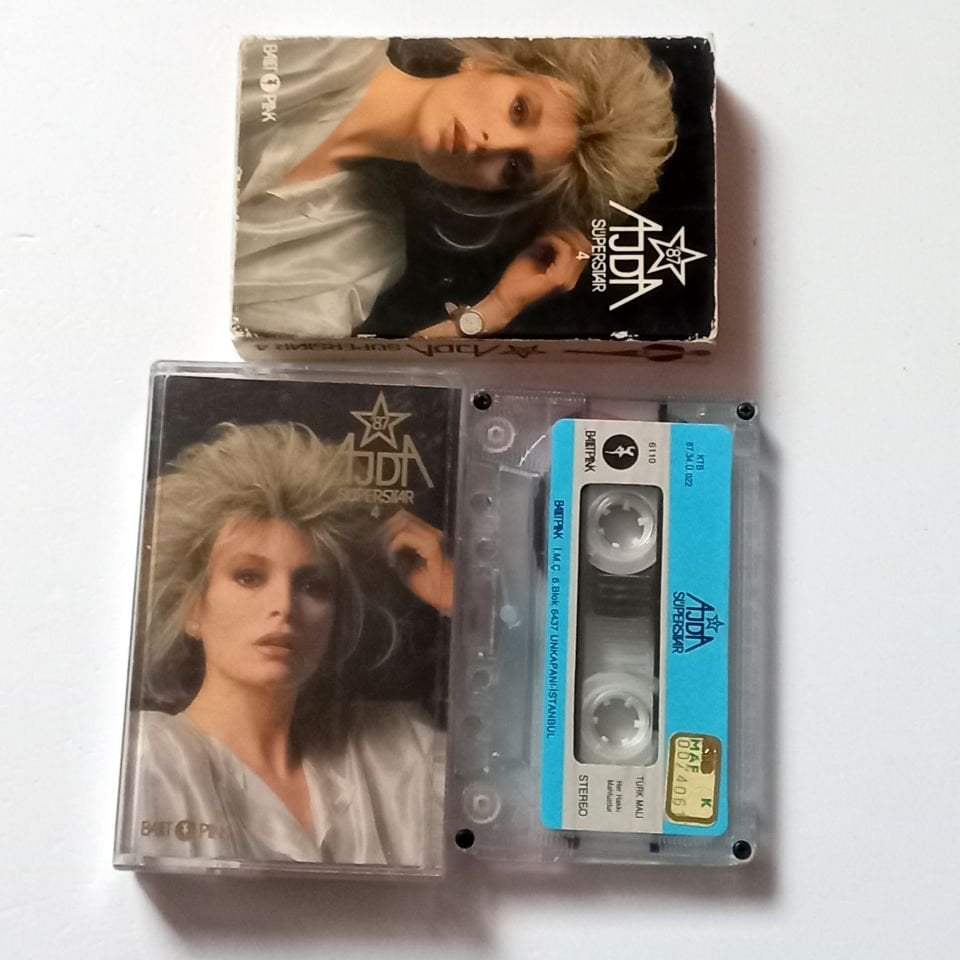 AJDA PEKKAN - SÜPERSTAR 4 \'87  (1987) - KASET SLIPCASE 2.EL