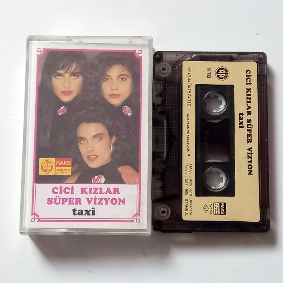 CİCİ KIZLAR SÜPER VİZYON - TAXI (1987) - KASET  2.EL