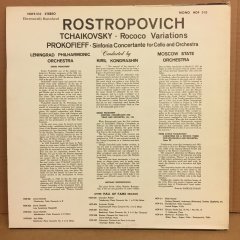 TCHAIKOVSKY ROCOCO VARIATIONS ROSTROPOVICH KONDRASHIN 2.EL PLAK