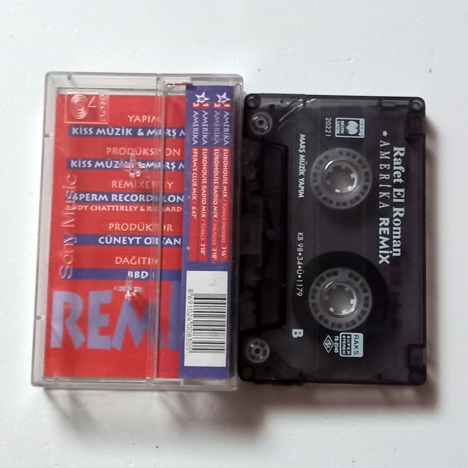 RAFET EL ROMAN - AMERİKA REMIX (1998) - KASET  2.EL