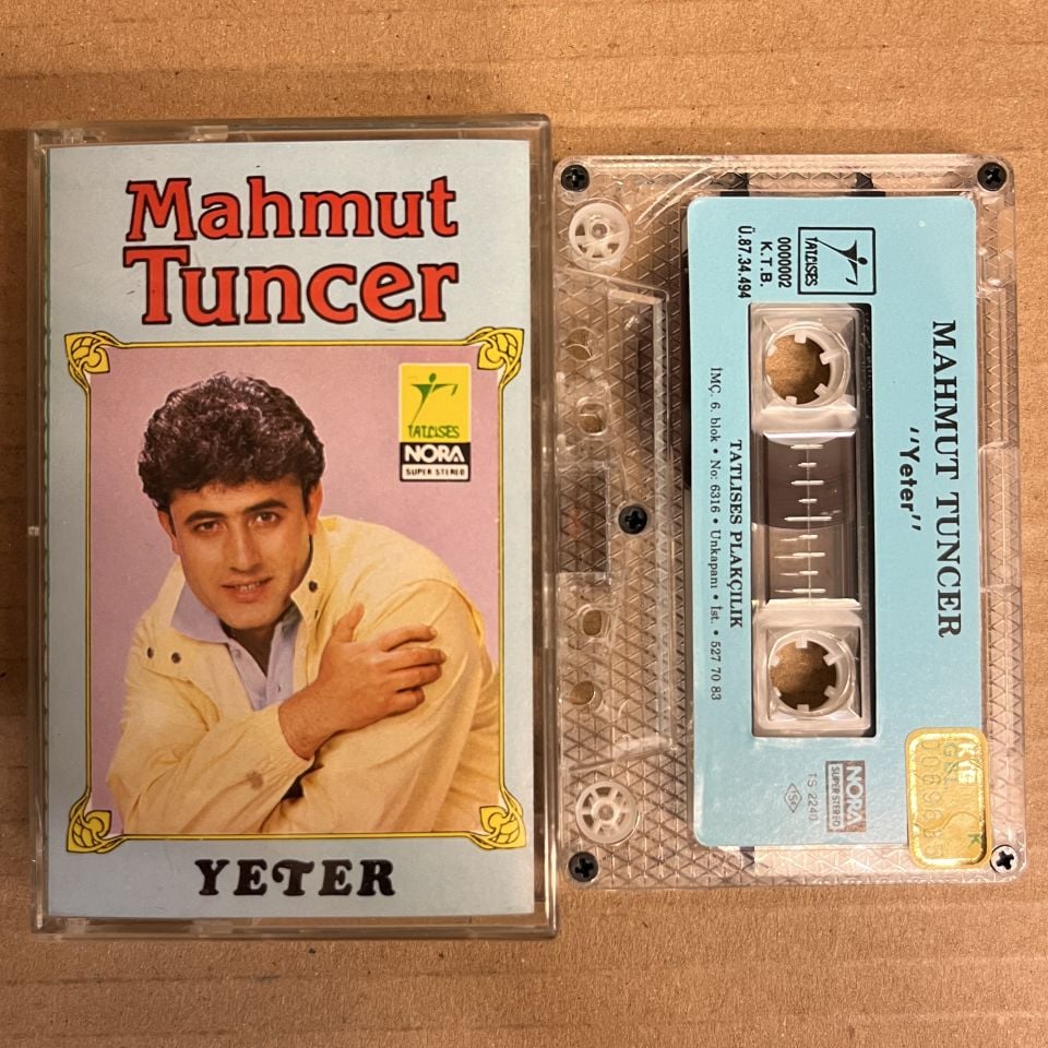 MAHMUT TUNCER - YETER (1987) - KASET 2.EL
