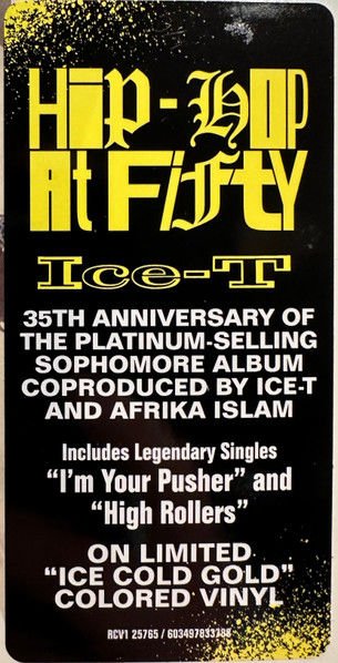 ICE-T - POWER (1988) - 2023 35TH ANNIVERSARY COLORED LP RAP, HIP HOP SIFIR PLAK