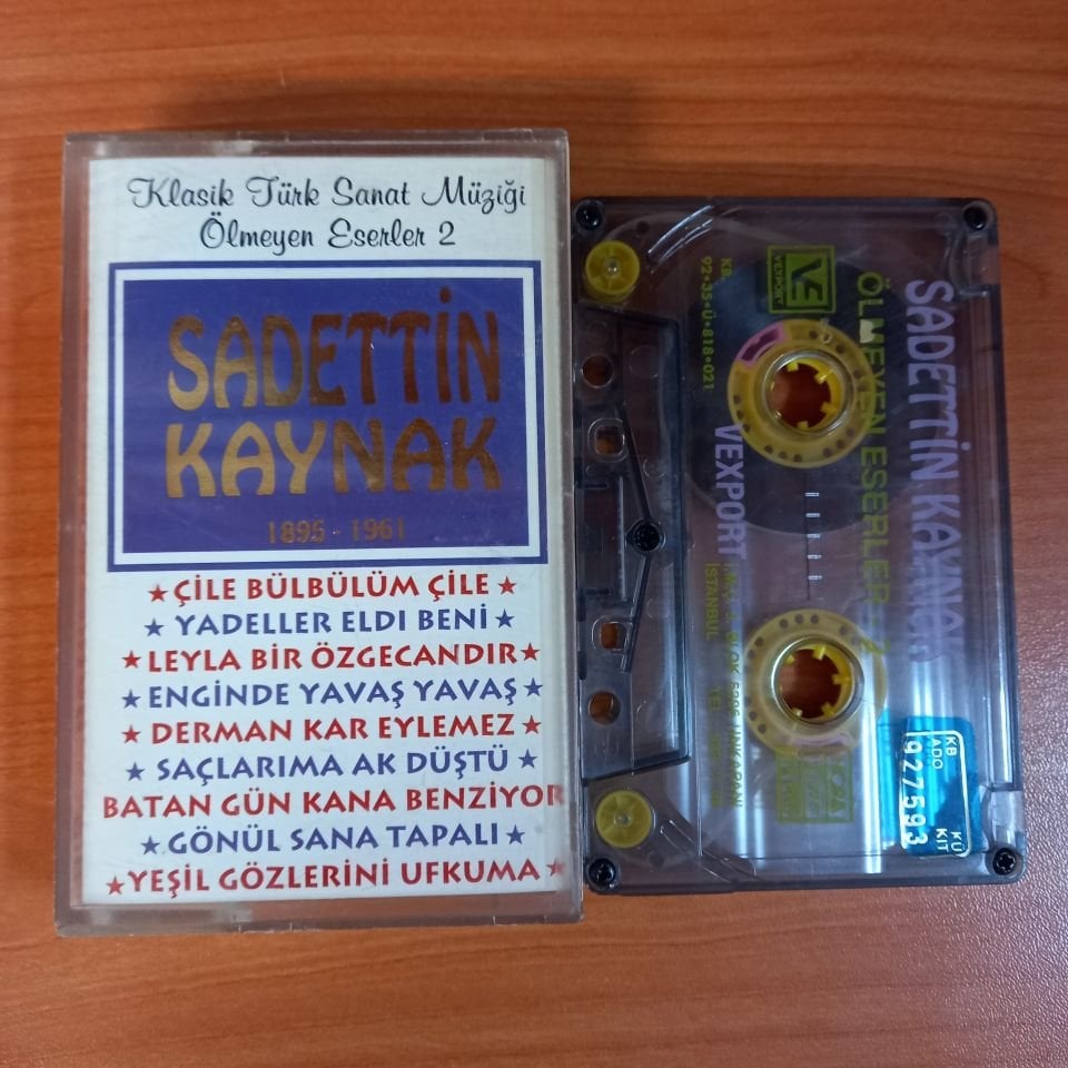 SAADETTİN KAYNAK - KLASİK TÜRK SANAT MÜZİĞİ ÖLMEYEN ESERLER 2 (1992) - KASET 2.EL