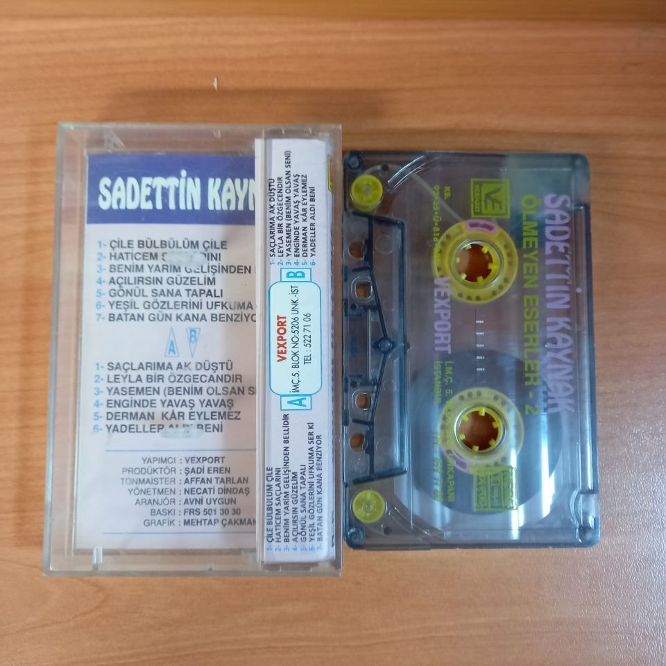 SAADETTİN KAYNAK - KLASİK TÜRK SANAT MÜZİĞİ ÖLMEYEN ESERLER 2 (1992) - KASET 2.EL