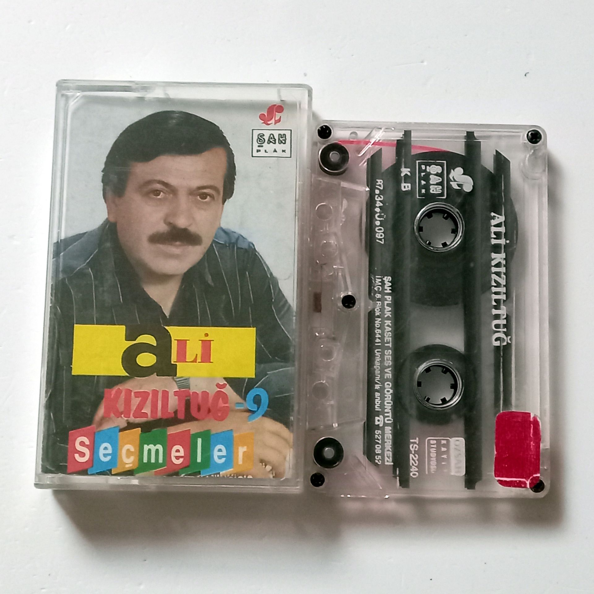 ALİ KIZILTUĞ - 9 SEÇMELER (1987) - KASET  2.EL