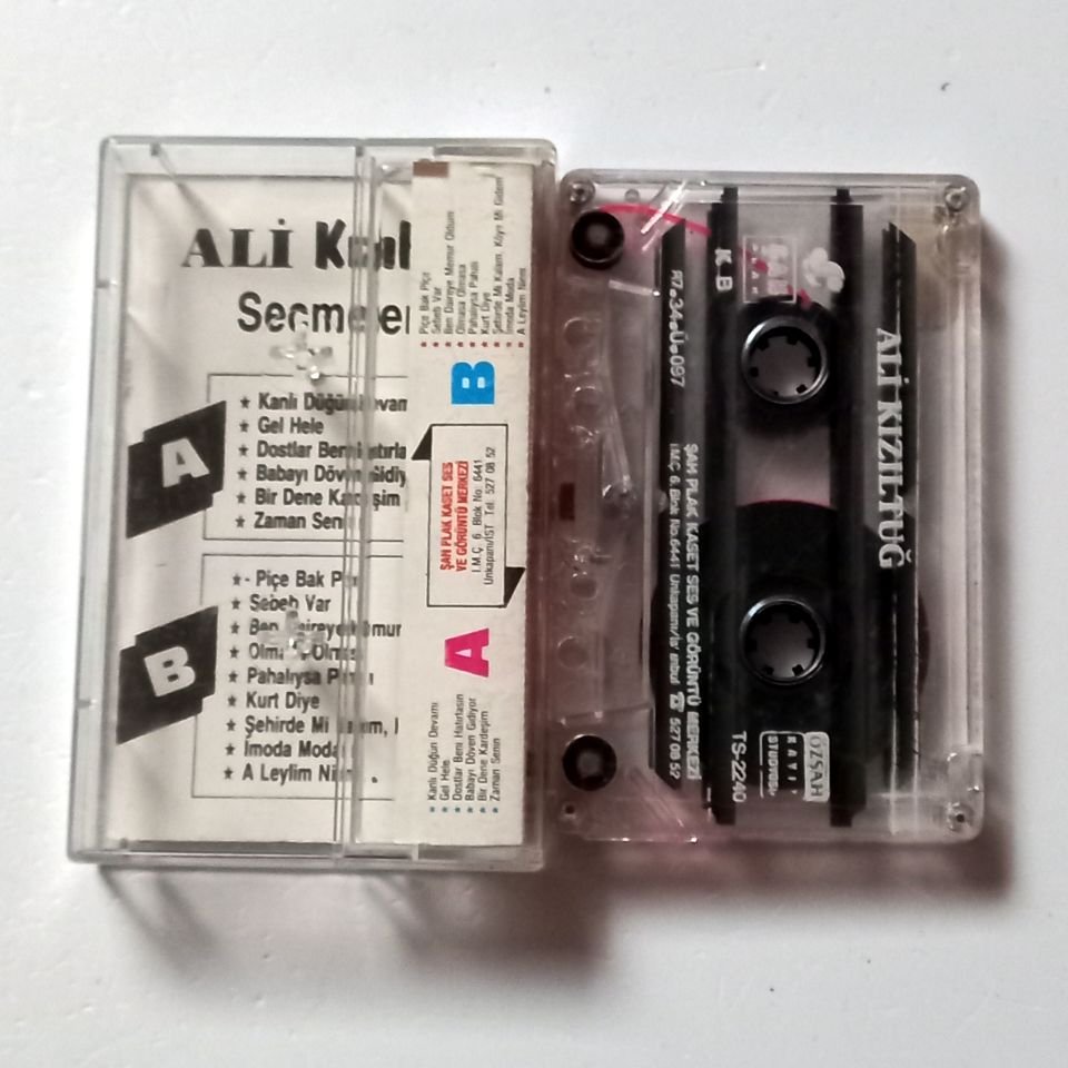 ALİ KIZILTUĞ - 9 SEÇMELER (1987) - KASET  2.EL