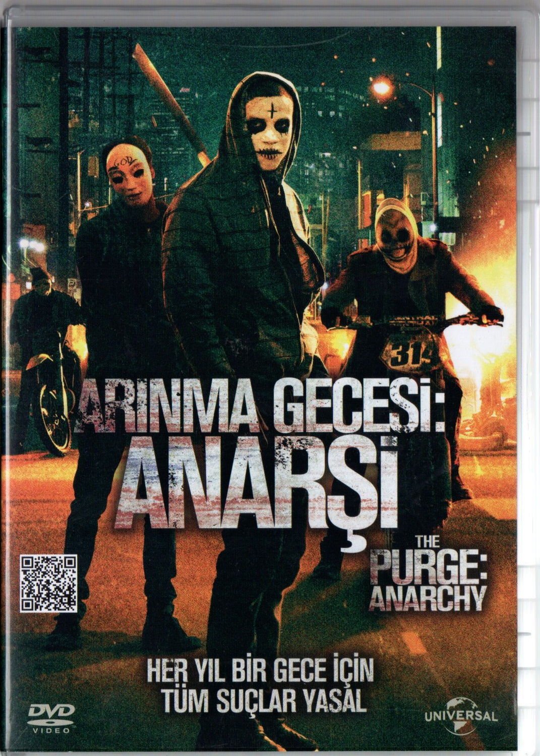THE PURGE: ANARCHY - ARINMA GECESİ: ANARŞİ - JAMES DEMONACO - DVD 2.EL